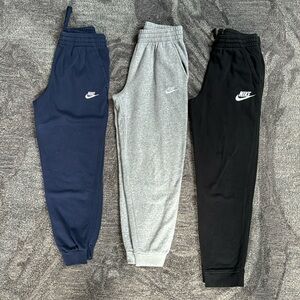 3 Pack- Nike Sweatpants Joggers- Youth L